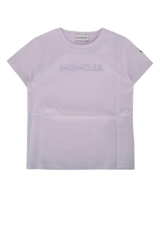 26SS [키즈] 몽클레어 티셔츠 L19548C0000989AT9 509 LILAC