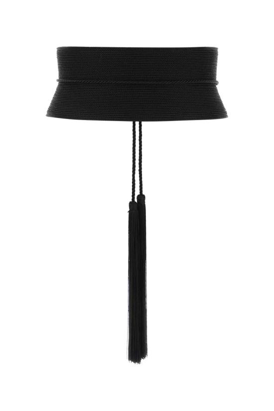 26SS 알라이아 와이드 벨트 AA1C1011I221 999 Black