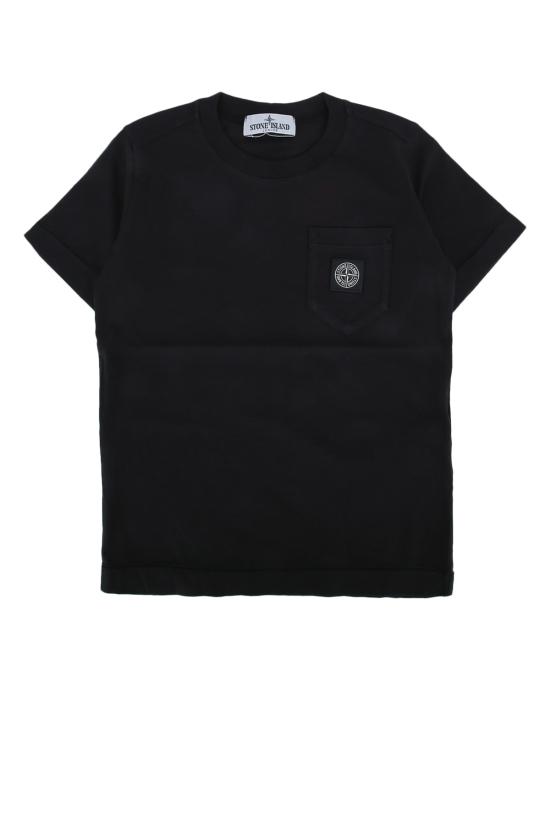 26SS [키즈] 스톤 아일랜드 티셔츠 L1S162100003S0047 V0029 BLACK