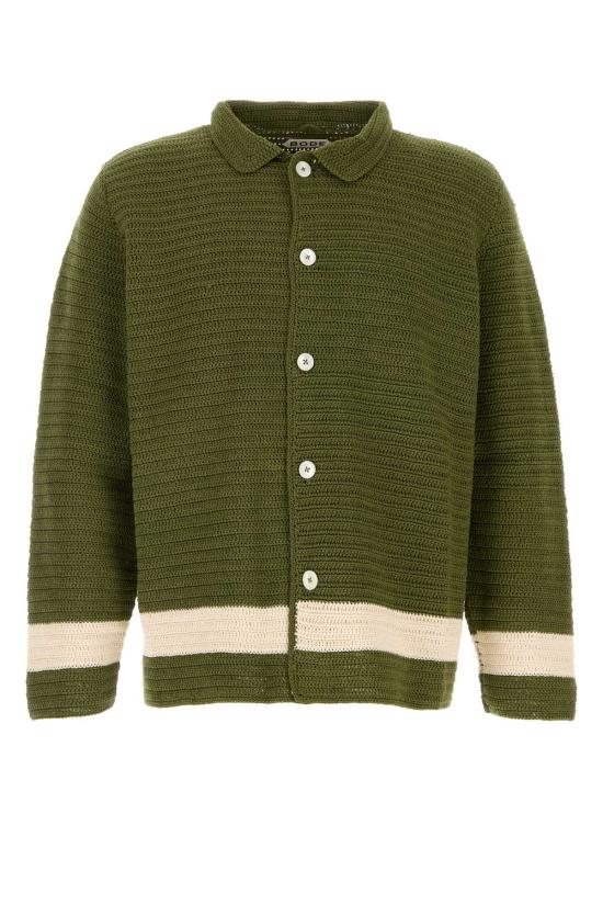26FW 보디 긴팔 셔츠 MRS26KT013 GREENCREAM