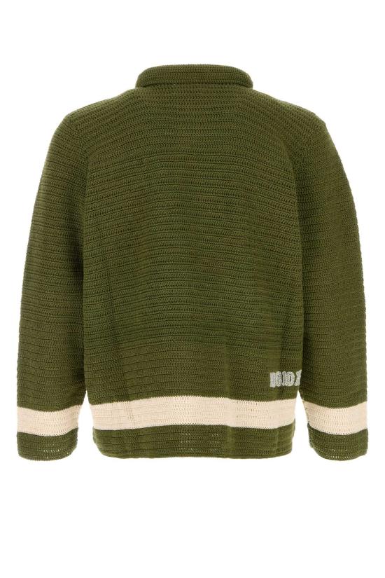 26FW 보디 긴팔 셔츠 MRS26KT013 GREENCREAM - BODE