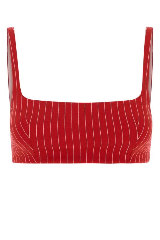26SS 오리앙 민소매 티셔츠 BRALETTE REDSTRIPES Stripped