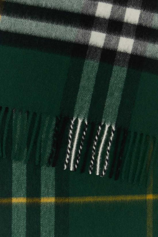 26FW 버버리 프린지 엠브로이더드 캐시미어 머플러 8094653 A9545 Checked - BURBERRY