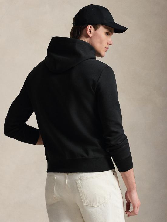 26FW 랄프 로렌 후드 티셔츠 Maglia Doppia Nero의 펠파 콘 카푸치오 - RALPH LAUREN
