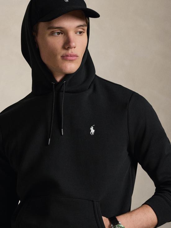 26FW 랄프 로렌 후드 티셔츠 Maglia Doppia Nero의 펠파 콘 카푸치오 - RALPH LAUREN