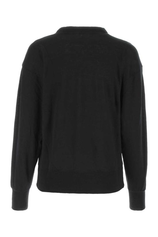 26FW 이자벨마랑에뚜왈 클로위아 리넨 롱슬리브 티셔츠 TS0005FAA1N10E 01BK Black - ISABEL MARANT ETOILE