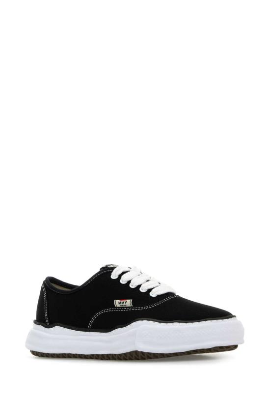 26FW 메종 미하라 야스히로 베이커 OG 솔 캔버스 로우 컷 A02FW704 BLACK - MAISON MIHARA YASUHIRO