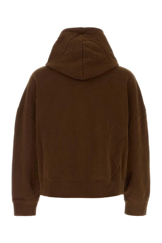26SS 엔타이어 스튜디오 후드 티셔츠 ESSS26HO03012 6235 Brown - ENTIRE STUDIOS
