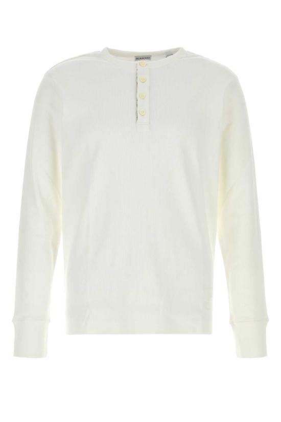 26FW 버버리 긴팔 티셔츠 8128299 B7078 White