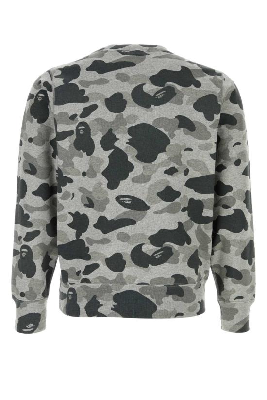 26SS 베이프 긴팔 티셔츠 1K80113005 GRAY Printed - BAPE