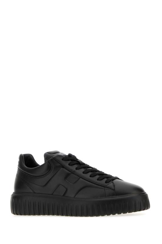 26FW 호간 H 스트라이프 스니커즈 HXM6450FC60LE9 9999 Black - HOGAN