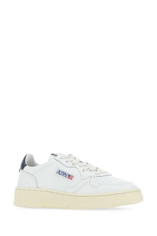 26FW 오트리 메달리스트 로우 레더 스니커즈 AULW LL12 White - AUTRY