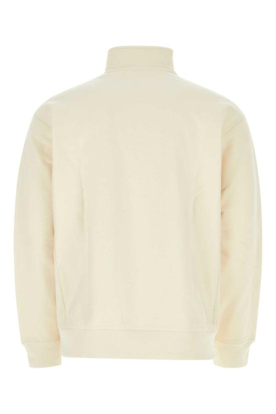 26FW 칼하트 WIP 하프 집 아메리칸 스크립트 스웨트셔츠 I027014 05XX White - CARHARTT WIP