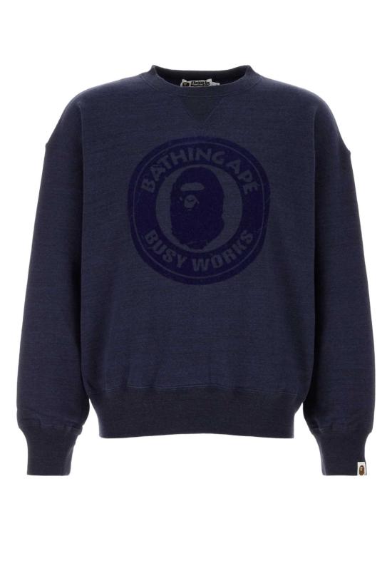 26SS 베이프 긴팔 티셔츠 1K80113007 NAVY Blue
