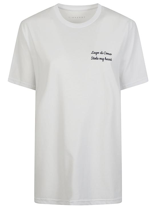 26SS 반팔 티셔츠 CAMBS060 STOLEMYHEARTBIANCO BLU WHITE