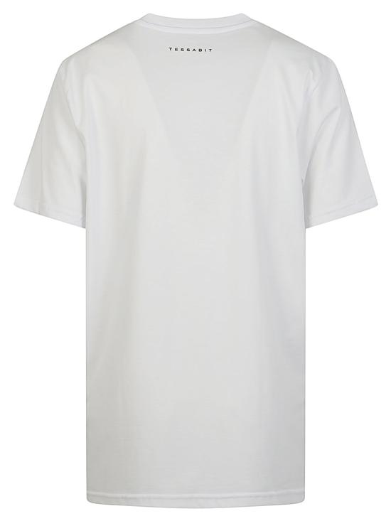 26SS 반팔 티셔츠 CAMBS060 BACIBIANCO BLU WHITE - OTHER BRANDS