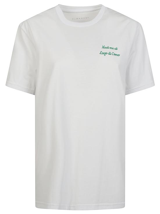 26SS 반팔 티셔츠 CAMBS060 MEETMEBIANCO VERDE WHITE