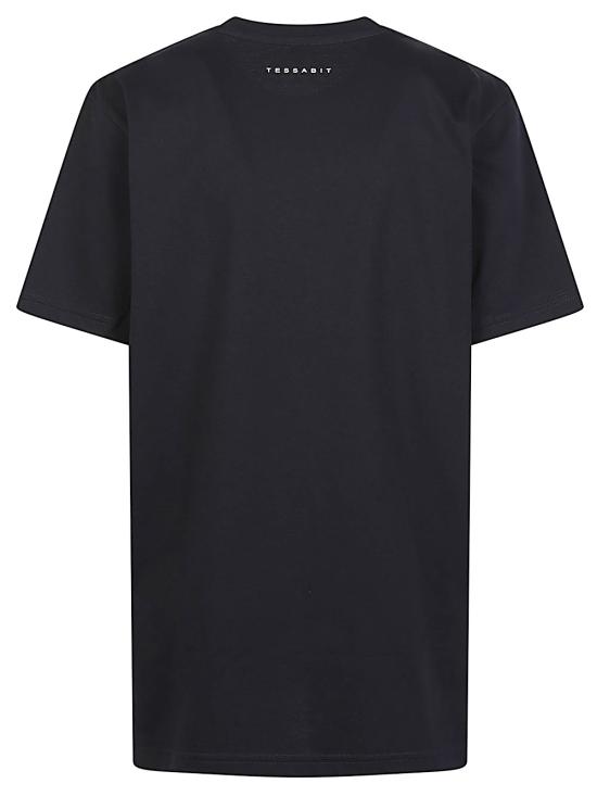 26SS 반팔 티셔츠 CAMBS060 MEETMEBLU GIALLO NAVY - OTHER BRANDS