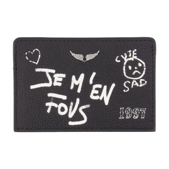 26FW 자딕앤볼테르 명함지갑 LWSG03811 011 black
