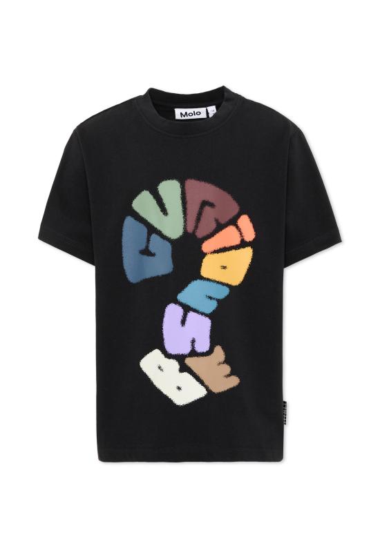 26FW [키즈] 몰로 티셔츠 1W26A216 2254 BLACK