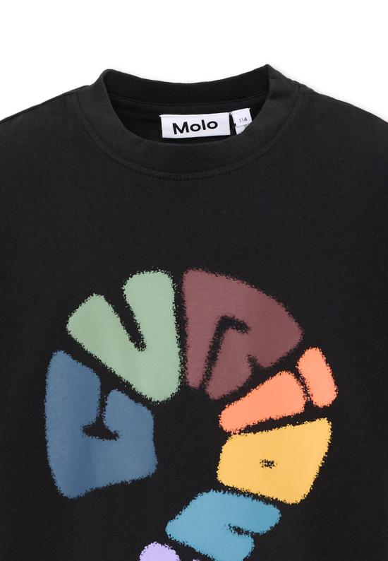 26FW [키즈] 몰로 티셔츠 1W26A216 2254 BLACK - MOLO
