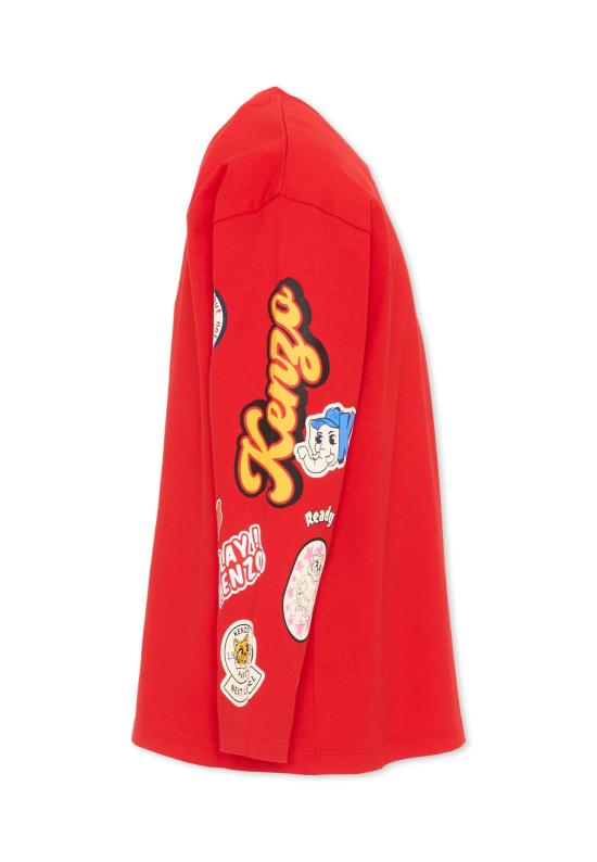 26FW [키즈] 겐조 티셔츠 K61899 990 RED - KENZO