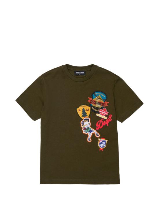 26FW [키즈] 디스퀘어드2 티셔츠 DQ3399D0AIT DQ558 Verde