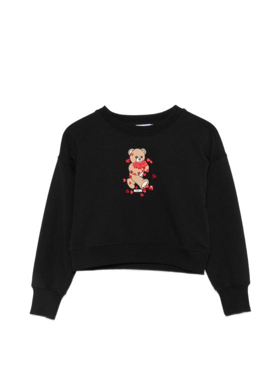 26FW [키즈] 모스키노 니트/스웻셔츠 HBF06G LDA6360100 Nero