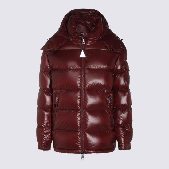 26FW 몽클레어 마레 후드 쇼트 다운 재킷 L20931A00142 68950464 BURGUNDY - MONCLER
