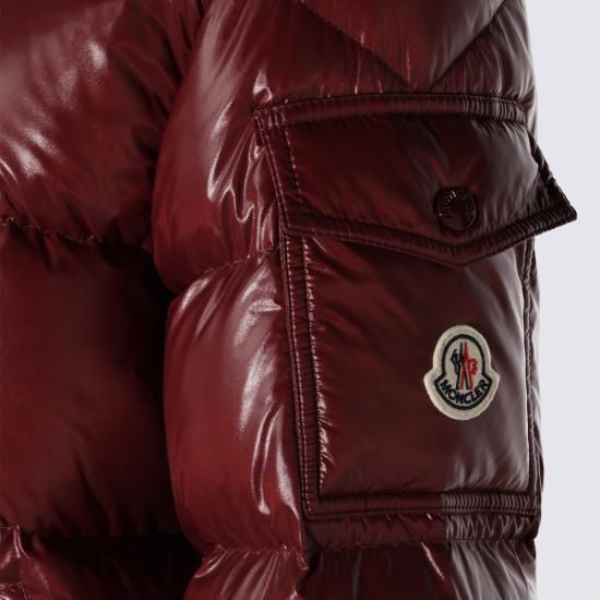 26FW 몽클레어 마레 후드 쇼트 다운 재킷 L20931A00142 68950464 BURGUNDY - MONCLER
