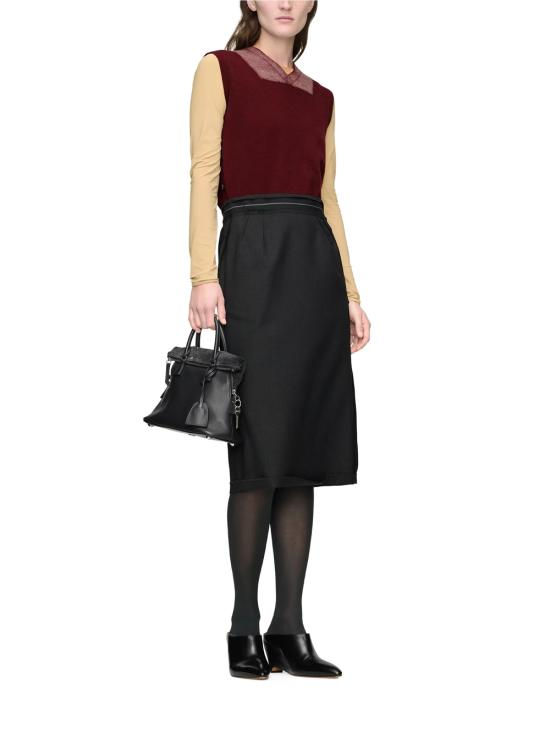 26FW 마르지엘라 미디 스커트 S51ME0068 M35934 855M CARBON MELANGE - MAISON MARGIELA