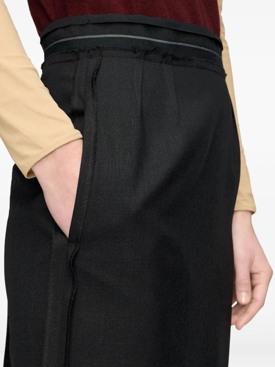 26FW 마르지엘라 미디 스커트 S51ME0068 M35934 855M CARBON MELANGE - MAISON MARGIELA