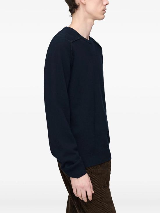 26FW 마르지엘라 스웨터 S50HL0070 M13303 511F NAVY DARK GREY - MAISON MARGIELA