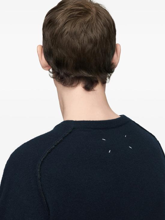 26FW 마르지엘라 스웨터 S50HL0070 M13303 511F NAVY DARK GREY - MAISON MARGIELA
