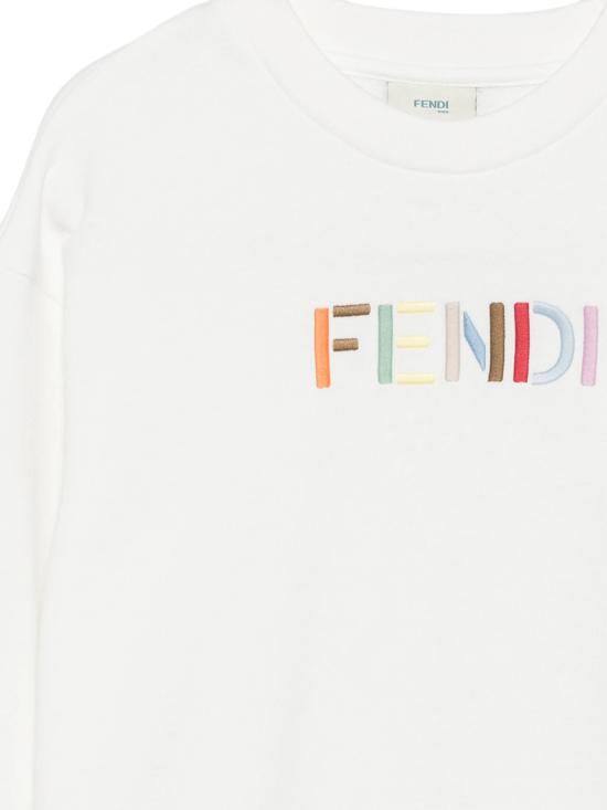 26FW [키즈] 펜디 캐시미어 니트 JUH114 5V0 F0TU9 GESSO - FENDI