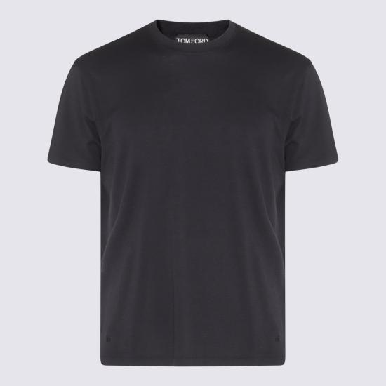 26FW 톰포드 반팔 티셔츠 JCS004 JMT012NAA BLACK - TOMFORD