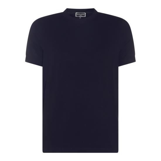 26FW 조르지오 아르마니 반팔 티셔츠 3GST52 SJP4ZUBSG NAVY