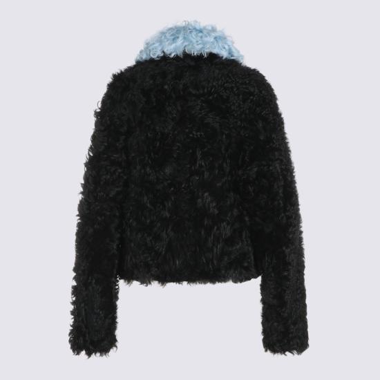 26FW 마르니 무스탕 JKMX0412QU LM044RON99 BLACK - MARNI