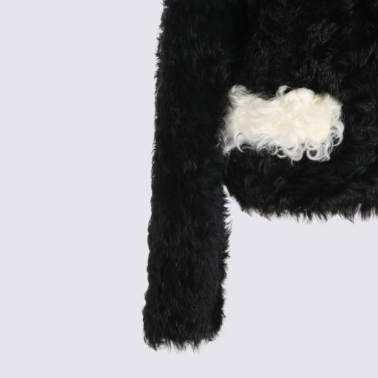 26FW 마르니 무스탕 JKMX0412QU LM044RON99 BLACK - MARNI