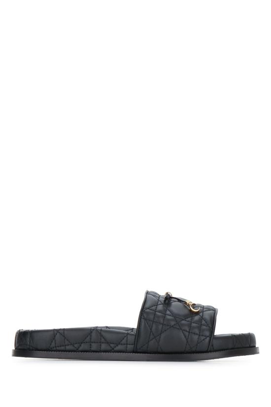 26FW 디올 뮬/슬리퍼 KCO603CQL 900 BLACK