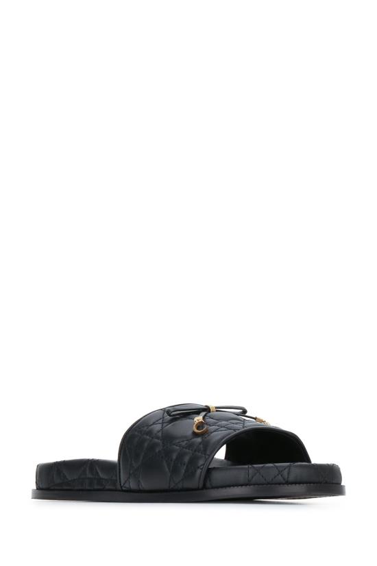 26FW 디올 뮬/슬리퍼 KCO603CQL 900 BLACK - DIOR