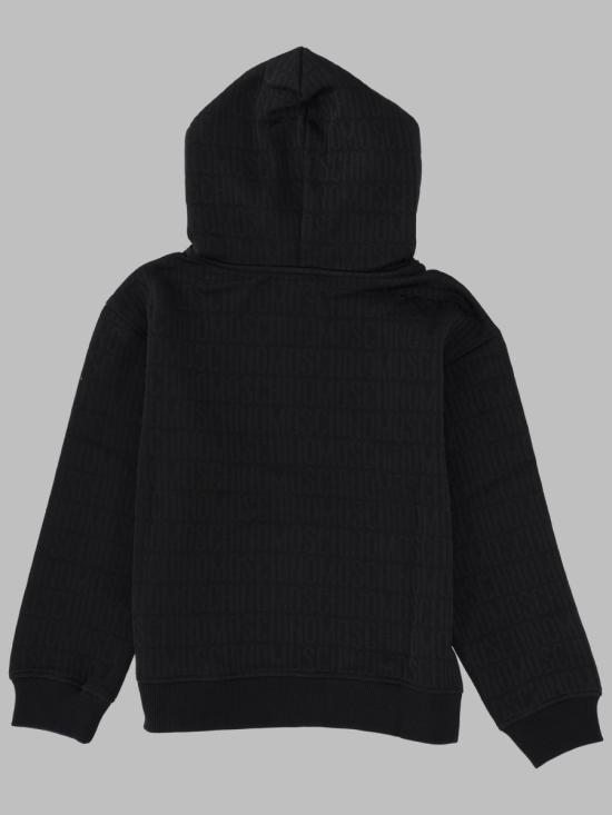  [키즈] 모스키노 니트/스웻셔츠 HUF08CK MOF1486195 BLACK - MOSCHINO