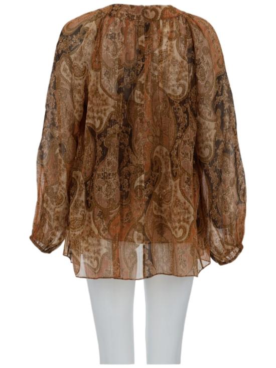  짐머만 블라우스 8208TS263 BSPA Brown - ZIMMERMANN