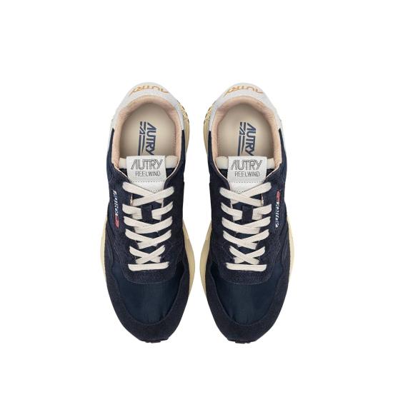26FW 오트리 릴윈드 로우 나일론 스웨이드 스니커즈 WWLMNC30 WHT SPACE - AUTRY