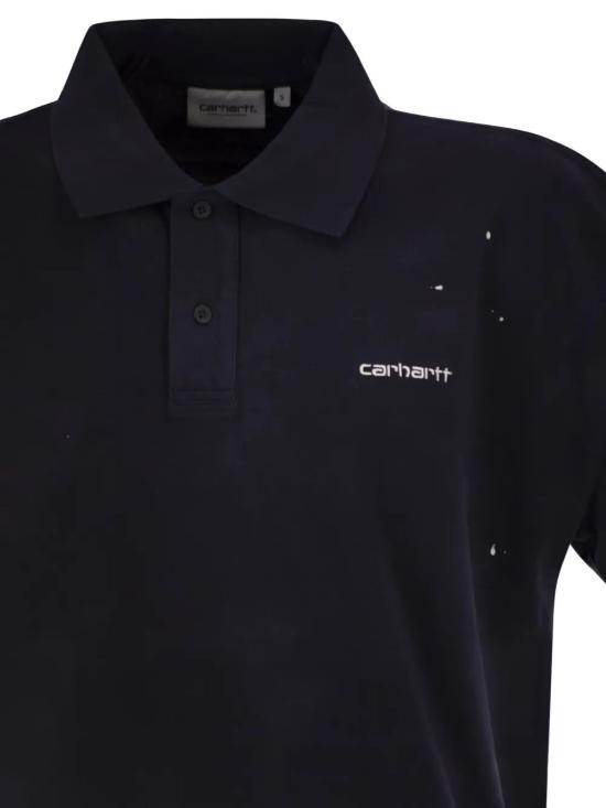 26FW 칼하트 WIP 폴로 티셔츠 I036856 1CEJ DARK NAVY - CARHARTT WIP