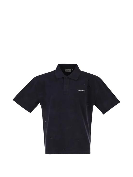 26FW 칼하트 WIP 폴로 티셔츠 I036856 1CEJ DARK NAVY