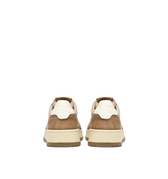 26FW 오트리 메달리스트 로우 레더 스니커즈 AULWYB01 PLAT BEIGE - AUTRY