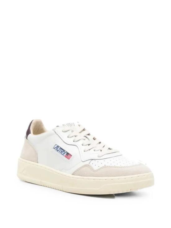 26FW 오트리 메달리스트 로우 레더 스니커즈 AULWLS18 WHT FIG - AUTRY