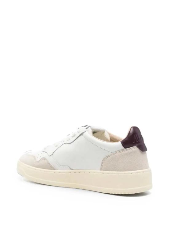 26FW 오트리 메달리스트 로우 레더 스니커즈 AULWLS18 WHT FIG - AUTRY