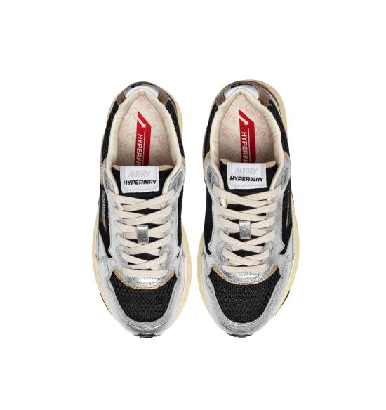 26FW 오트리 HYPERWAY 하이퍼웨이 스니커즈 HYLWEM06 SILV BLK - AUTRY
